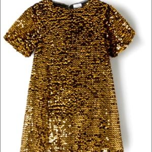 ZARA KIDS VELVET SEQUINS DRESS